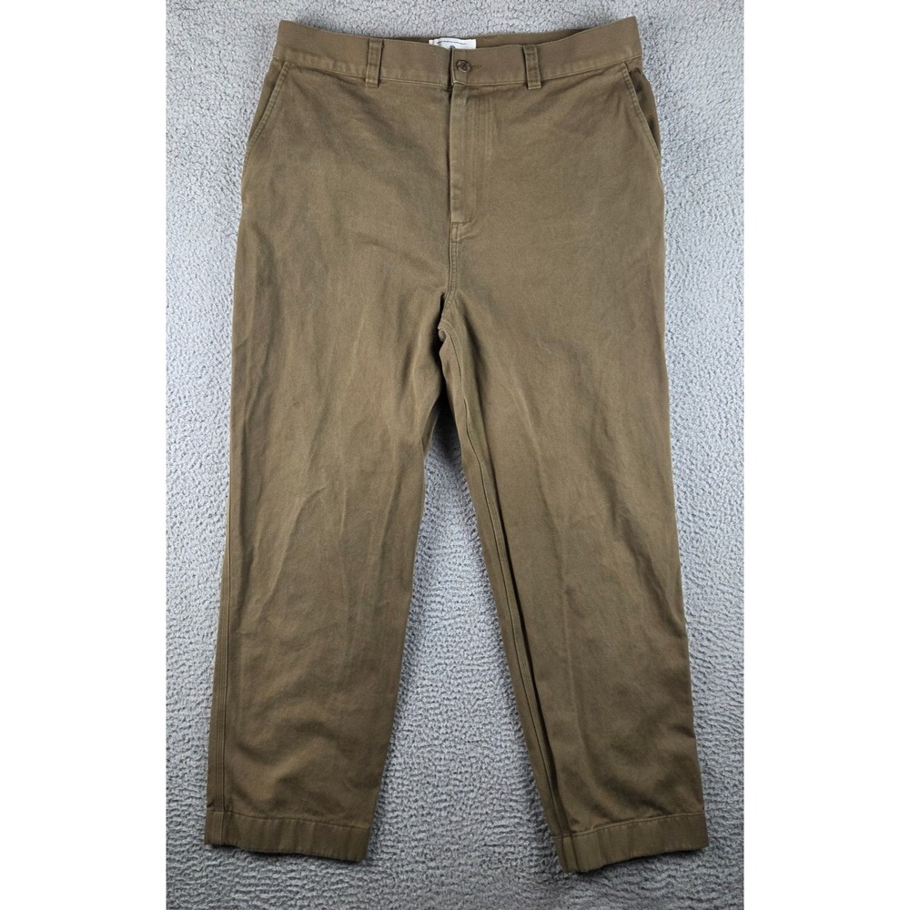 Reigning Champ Ivy Chino Pants Mens 36 (37x30) Brown RC-5456